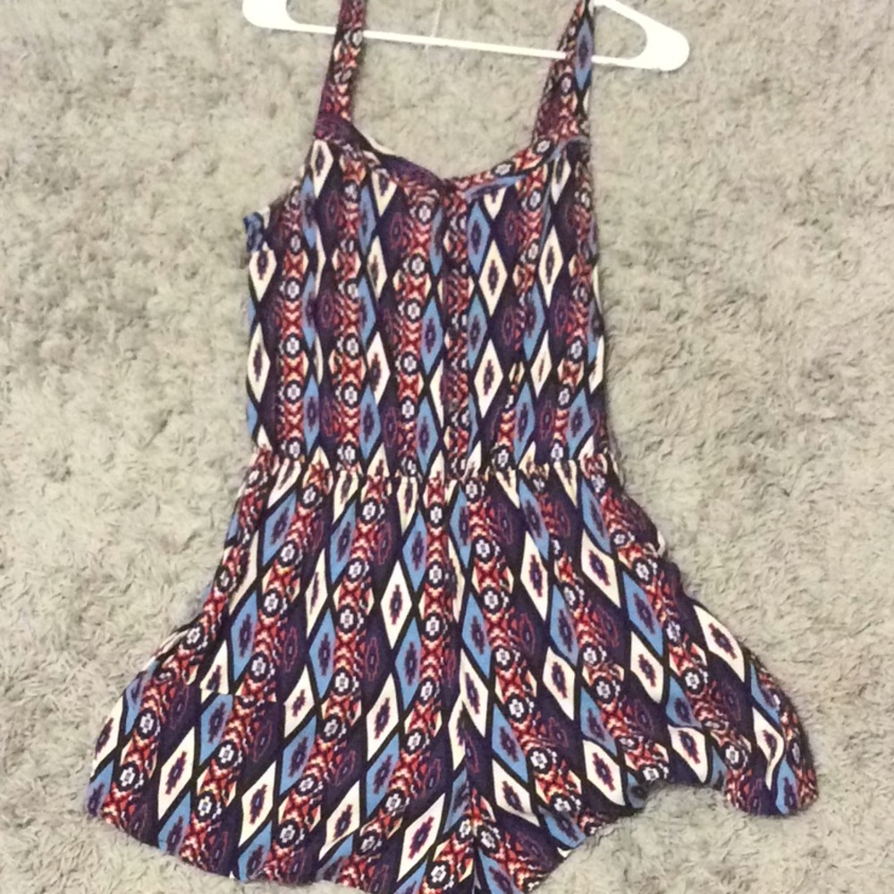 Tribal print romper